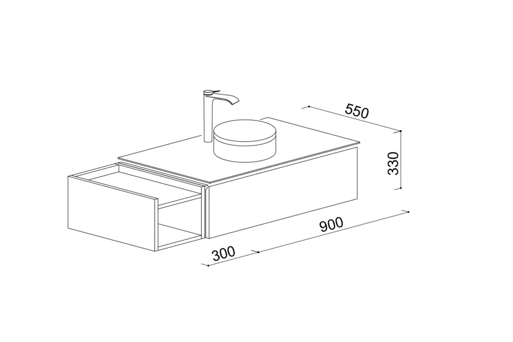 間口1200キャビネットタイプ