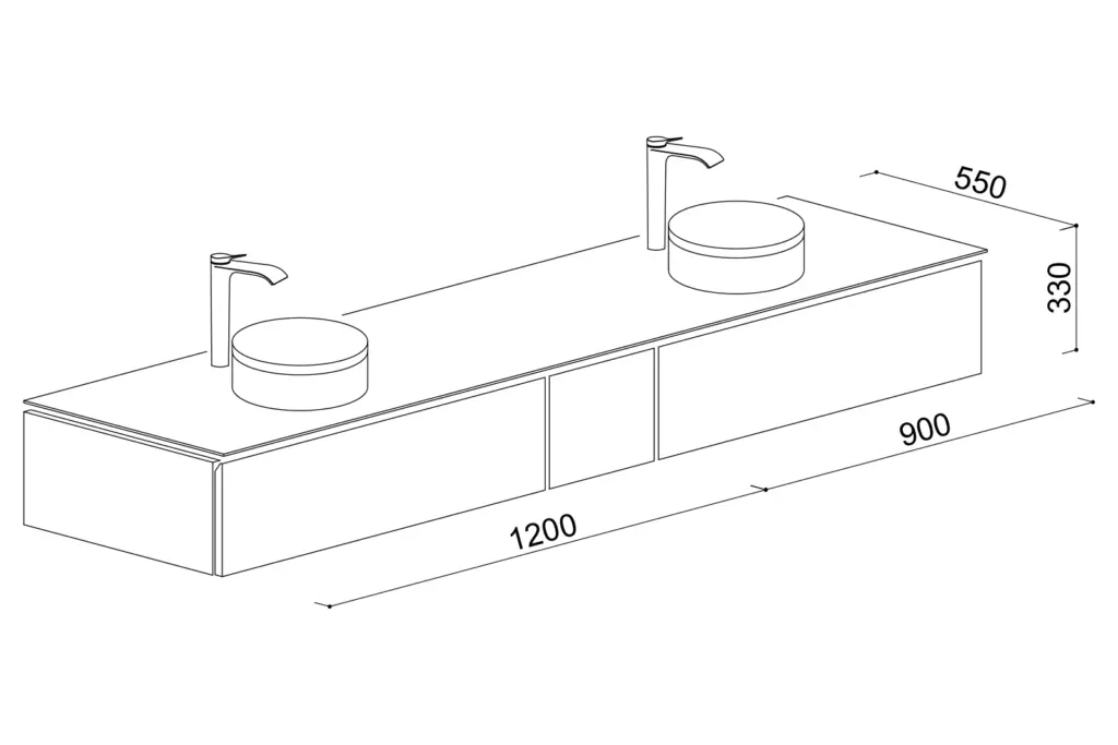 間口2100キャビネットタイプ