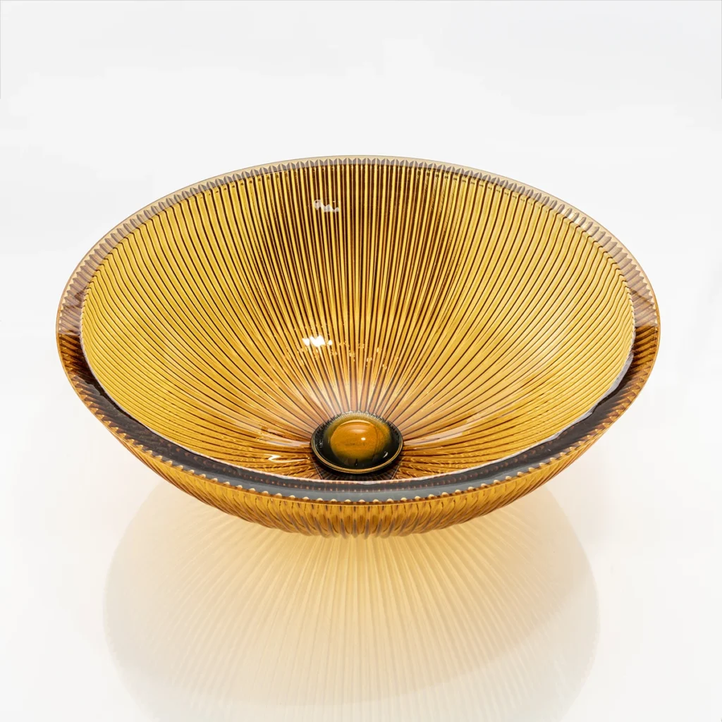 GLASS BOWL｜VEW-CIJU008　Ambra Veneziana（ヴェネツィアンアンバー）