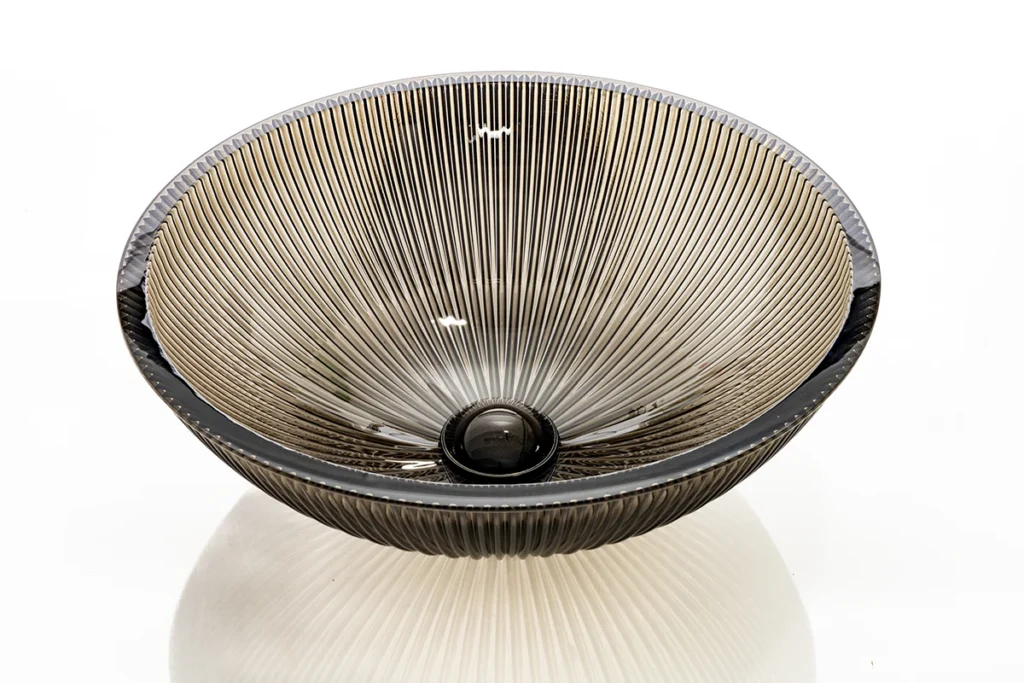 GLASS BOWL｜VEW-CIJU007　Nero Fumo（スモークブラック）